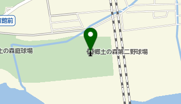 郷土の森第二野球場の地図画像