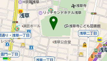 金龍山浅草寺の地図画像