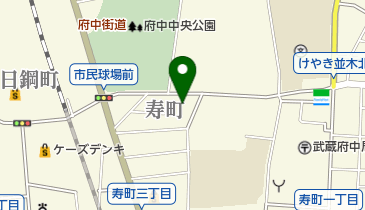 寿中央公園ひょうたん池の地図画像