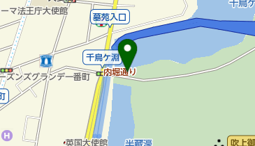 千鳥ヶ淵の地図画像