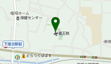 薬王院の地図画像