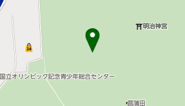 明治神宮の森の地図画像