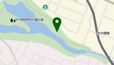 井の頭恩賜公園の地図画像
