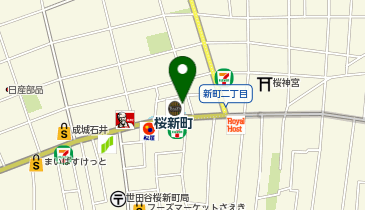 JA世田谷目黒ふれあい朝市の地図画像