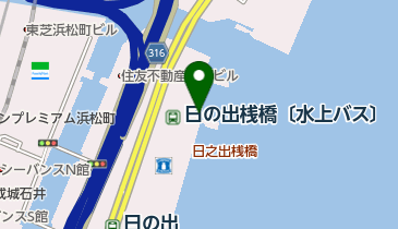 水上バス隅田川ラインの地図画像