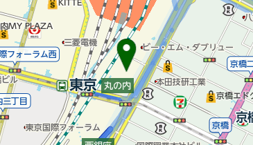 パシフィックセンチュリープレイス丸の内の地図画像