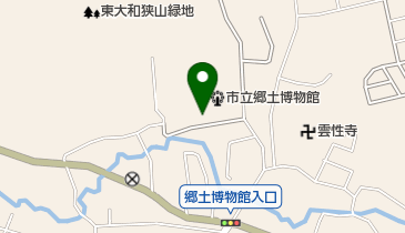 東大和市立郷土博物館の地図画像