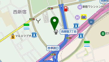 新宿パークタワーの地図画像