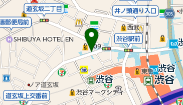 渋谷・鹿児島おはら祭の地図画像