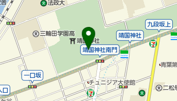 千代田の桜まつりの地図画像