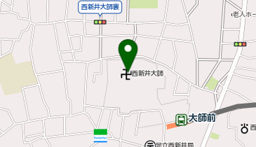 西新井大師花祭りの地図画像