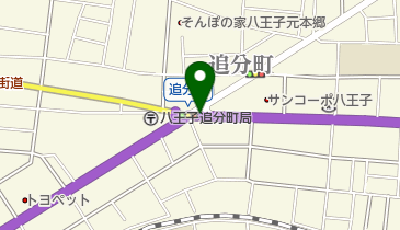 八王子まつりの地図画像