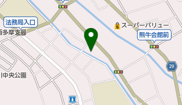 福生市ほたる公園蛍祭りの地図画像