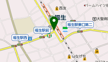 福生七夕まつりの地図画像