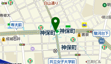 神田古本まつりの地図画像