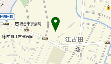 江古田の獅子舞の地図画像