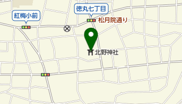 徳丸北野神社田遊びの地図画像