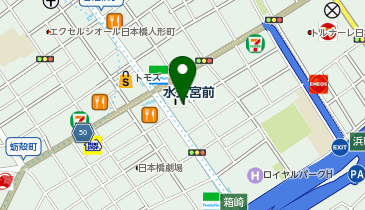 水天宮例大祭の地図画像