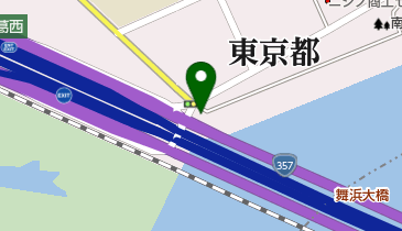 葛西臨海公園サイクリングコースの地図画像