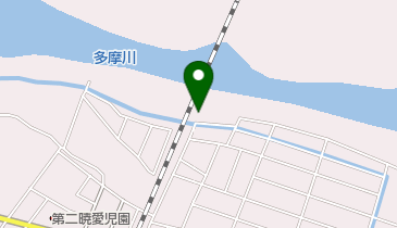 多摩川自転車・歩行者専用道路の地図画像