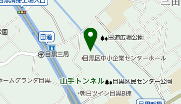 目黒区勤労福祉会館内アーチェリー場の地図画像