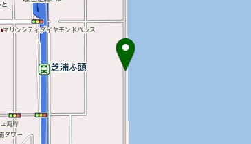 芝浦埠頭の地図画像