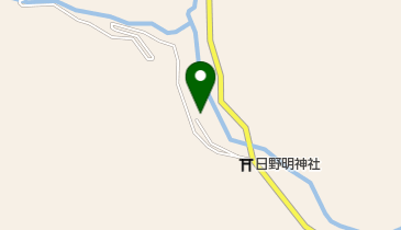 日原川大沢国際マス釣場の地図画像
