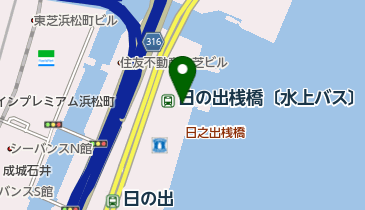 東京ビッグサイト・パレットタウンラインの地図画像