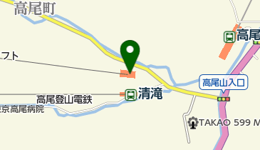 高尾登山エコーリフトの地図画像