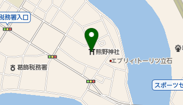 熊野神社の地図画像