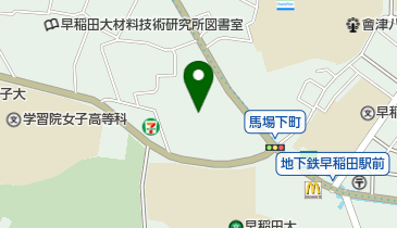 穴八幡神社の地図画像