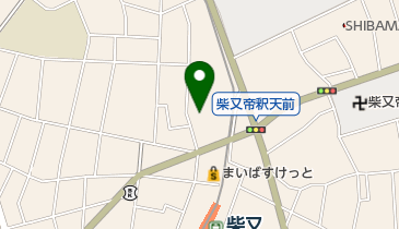 柴又八幡神社の地図画像