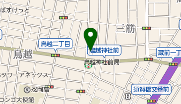 鳥越神社の地図画像