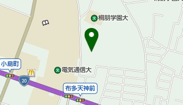 布多天神社の地図画像