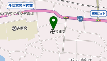 金剛寺の地図画像