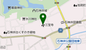 三宝寺の地図画像