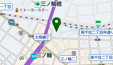 浄閑寺(投げ込み寺)の地図画像