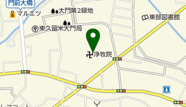 浄牧院の地図画像