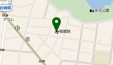 南蔵院の地図画像