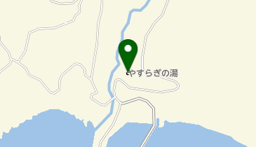やすらぎの湯の地図画像