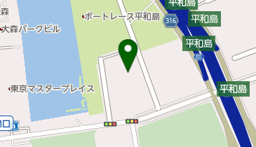 平和島クアハウスの地図画像