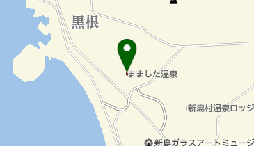 まました温泉の地図画像