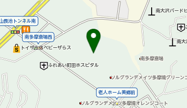 多摩境天然温泉森乃彩の地図画像