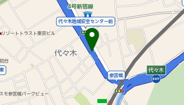 駒テラス西参道の地図画像