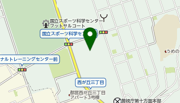 味の素ナショナルトレーニングセンターの地図画像