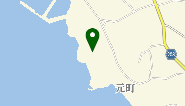 弘法浜海水浴場の地図画像