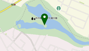 井の頭池の地図画像