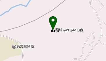 稲城ふれあいの森の地図画像
