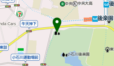 後楽公園の地図画像