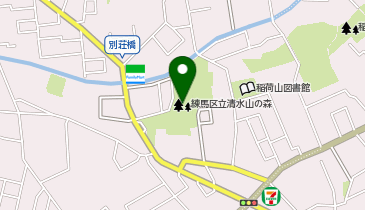 練馬区立清水山の森の地図画像